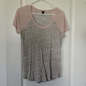 JCrew Linen Base Tee